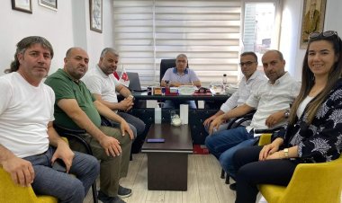 Başkan Kılıç'tan gazeteci Polat'a geçmiş olsun ziyareti