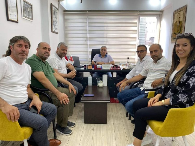 Başkan Kılıç'tan gazeteci Polat'a geçmiş olsun ziyareti