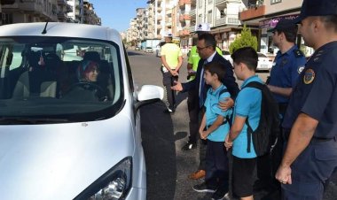 Kaymakam Çağlar Güvenlik Uygulamasına Katıldı 