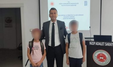 Yükümlü çocuklarına kırtasiye yardımı yapıldı