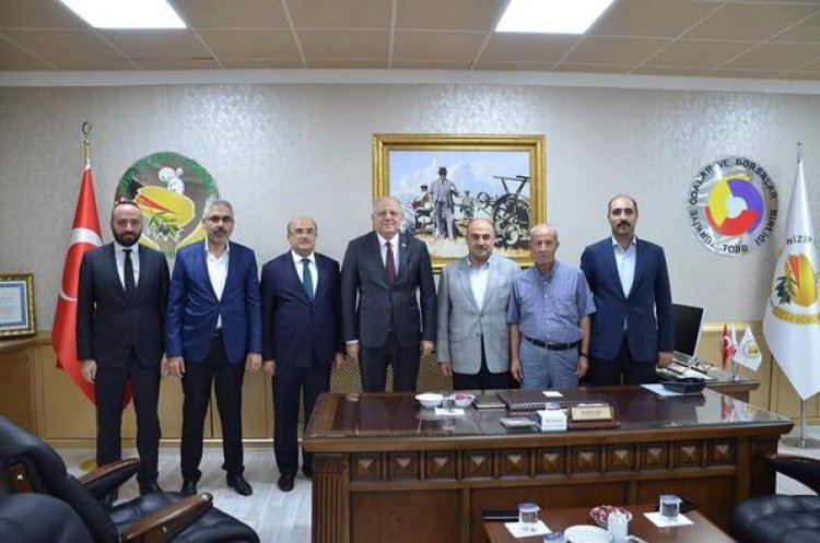 GAZİANTEP MİLLETVEKİLİ KOÇER VE BERABERİNDEKİ HEYET NTB’Yİ ZİYARET ETTİ
