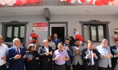 Yeni yapılan Hurşit Çiçek Kur'an Kursu açıldı