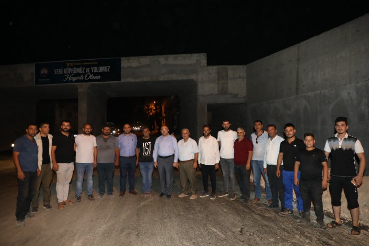 ‘Taş Köprü’ tamamlandı cadde trafiğe açıldı