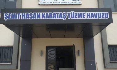 Küçük Şehidimizin ismi Yüzme Havuzunda Yaşayacak