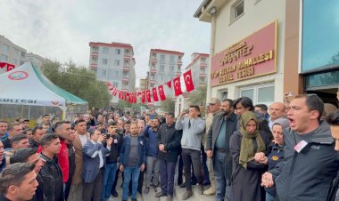 Silah arkadaşları Şehit Teğmen İçin Harbiye Marşı'yla söylediler 