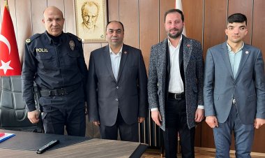 Yeniden Rehaf Partisinden Emniyet Müdürü Demir'e Ziyaret 