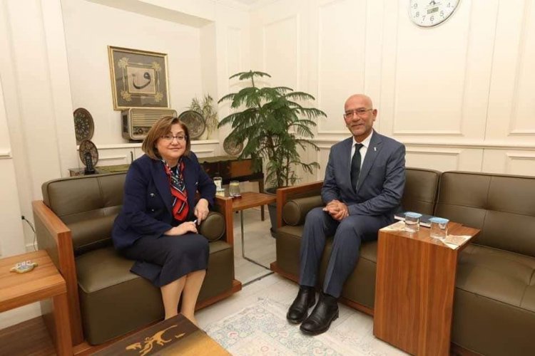 Oda Başkanı Canpolat'tan Büyükşehir Belediye Başkanı Şahin'e Ziyaret