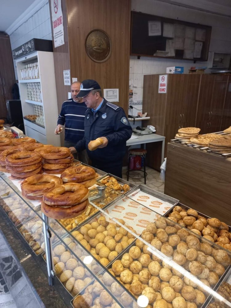 Zabıta ekipleri fırın denetiminde