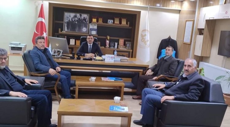 Çiçek'ten Müftü Özçelik'ten Ziyaret