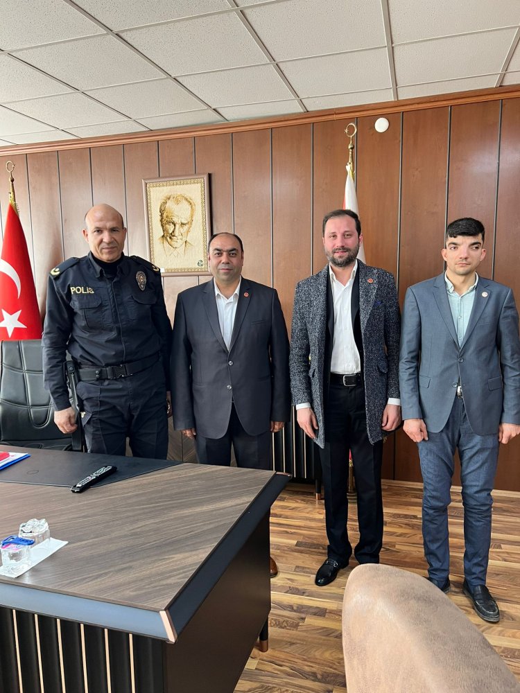 Yeniden Rehaf Partisinden Emniyet Müdürü Demir'e Ziyaret