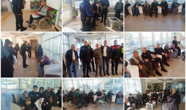 Emniyet Müdüründen Huzurevine Ziyaret