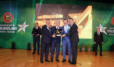 NTO Gaziantep’in Yıldızları Ödül Törenine Katıldı