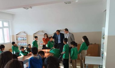 Şube Müdürü Kılıç Maruf Marufoğlu İlkokulu'nu ziyaret etti