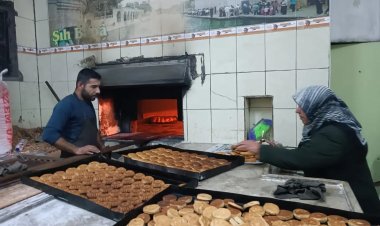 Fırıncıların Antep Köy Kahkesi mesaisi