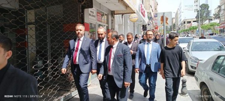 Yeniden Refah Partisi Nizip İlçe Teşkilatı Esnaf ile Buluşuyor