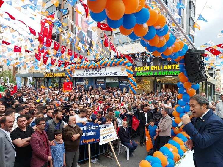 AK Parti Nizip SKM açılışına yoğun katılım