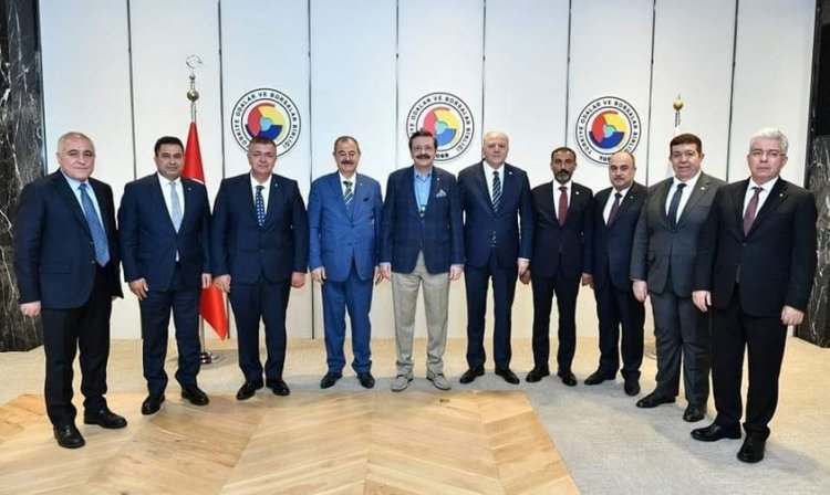 NTO ve NTB Başkanlarından TOBB Başkanı Hisarcıklıoğlu’nu Ziyaret Etti