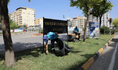 Belediye ekipleri şehrin dört bir yanında