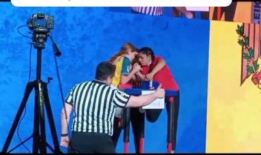 Nizip Bilek Güreşi'nde Avrupa Şampiyonu Oldu