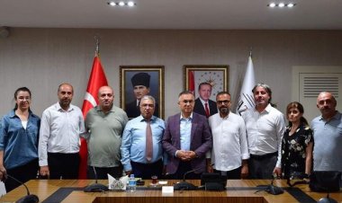 Gazeteciler'den Vali Çeber'e Ziyaret