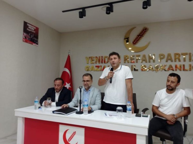 Yeniden Refah Partisi Genel Başkan Yardımcısı Nureddin Gül Gaziantep'te