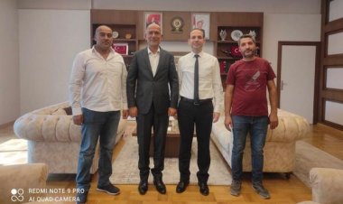 Canpolat'tan Kaymakam Uğurlu'ya Hayırlı Olsun Ziyareti