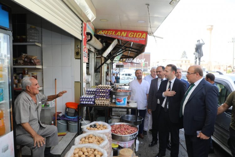 Uğurlu ve Sarı’dan esnaf ziyareti