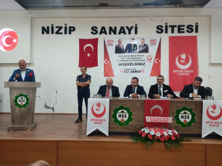 BBP Nizip olağanüstü kongre yaptı