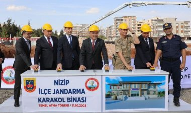 Jandarma hizmet binasının temeli atıldı