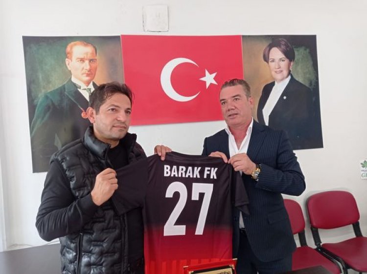 Barak FK Spor Kulübünden İyi Parti'ye Hayırlı Olsun Ziyareti