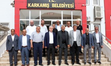 NTO’ dan Karkamış Belediye Başkanı Mustafa Güzel'e Hayırlı Olsun Ziyareti