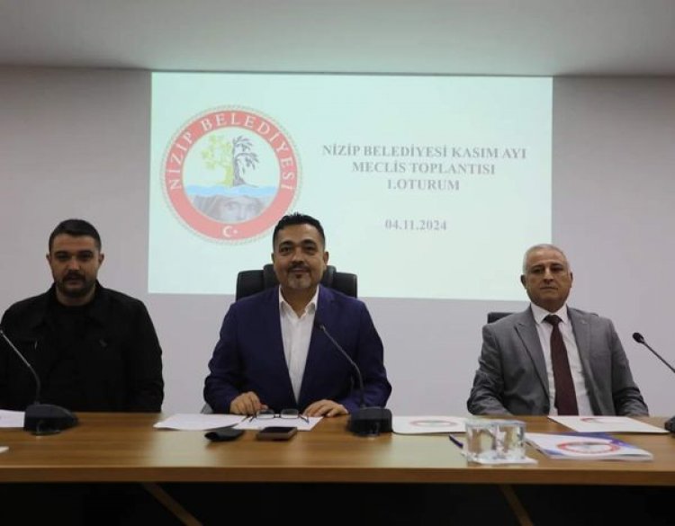 Nizip Belediyesi Kasım Ayı Meclis Toplantısı Gerçekleşti