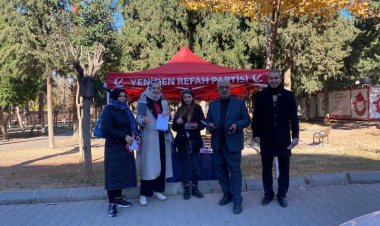 Yeniden Refah Partisi Nizip’te Üyelik Çalışmalarını Hız Kesmeden Sürdürüyor