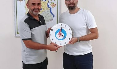 Muhtar Abubekir Turan'dan Enerjisa Müdürü Buray Eray Tankut’a Hayırlı Olsun Ziyareti