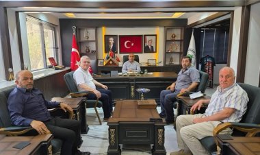 MHP Nizip İlçe Başkanı Davut Karabacak’tan Araban Belediye Başkanı Mehmet Özdemir’e Ziyaret