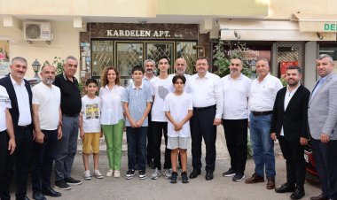 Nizip’in Gururu Türkiye Birincileri! AK Parti Heyetinden Ahmet ve Mehmet Özyurtseven’e Ziyaret