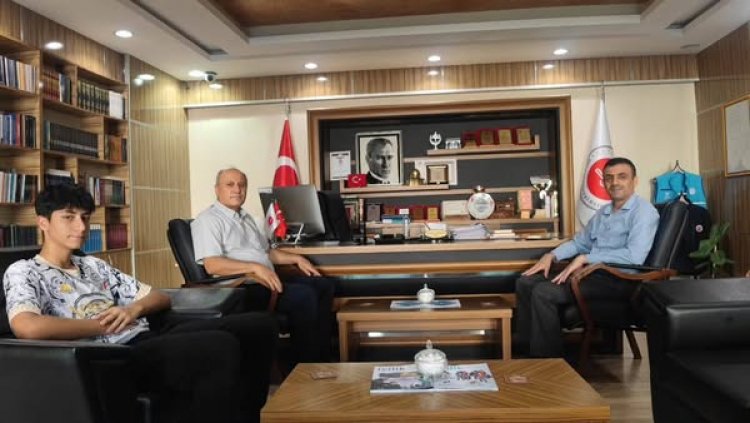 Denetimli Serbestlik Müdürü Adem Özdemir’den İlçe Müftüsü Özçelik’e Veda Ziyareti