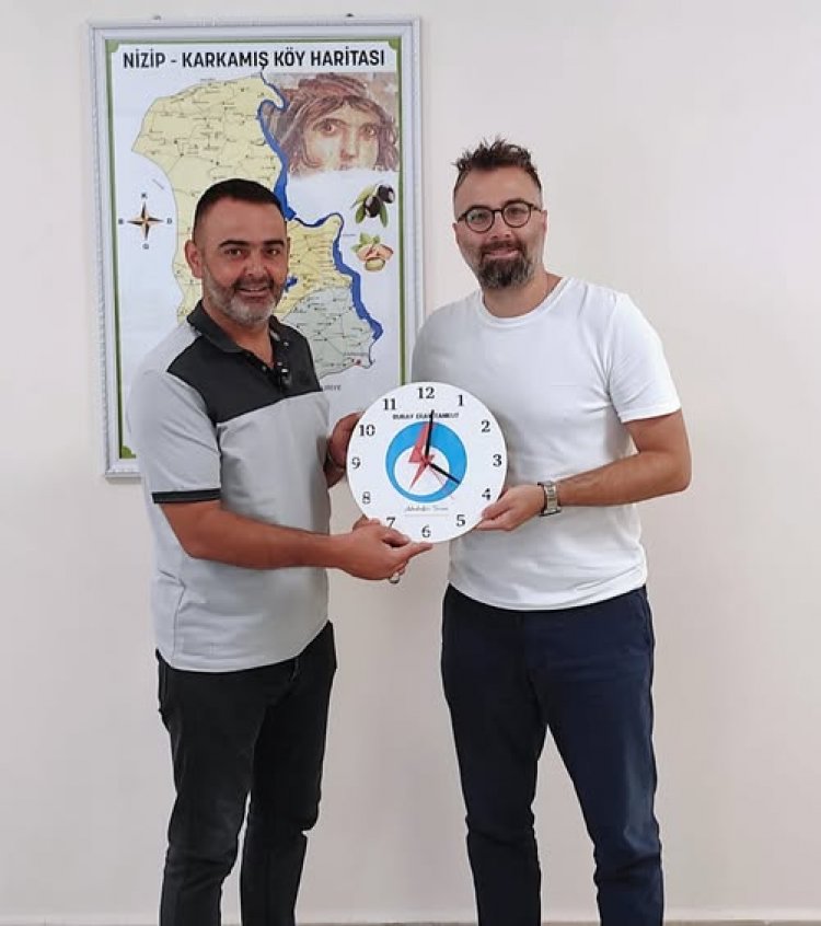 Muhtar Abubekir Turan'dan Enerjisa Müdürü Buray Eray Tankut’a Hayırlı Olsun Ziyareti