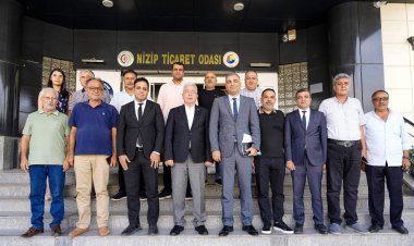 GAZİANTEP İL DEFTERDARI ÜMİT GÜNER VE GELİR İDARESİ GRUP MÜDÜRÜ BARIŞ SÖNMEZ’DEN NTO’YA ZİYARET
