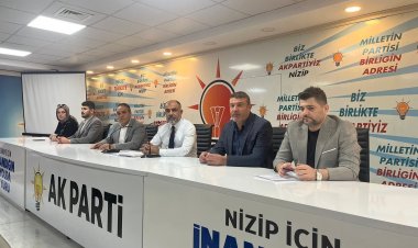 AK Parti Nizip İlçe Teşkilatı Ekim Ayı Divan Toplantısını Gerçekleştirdi