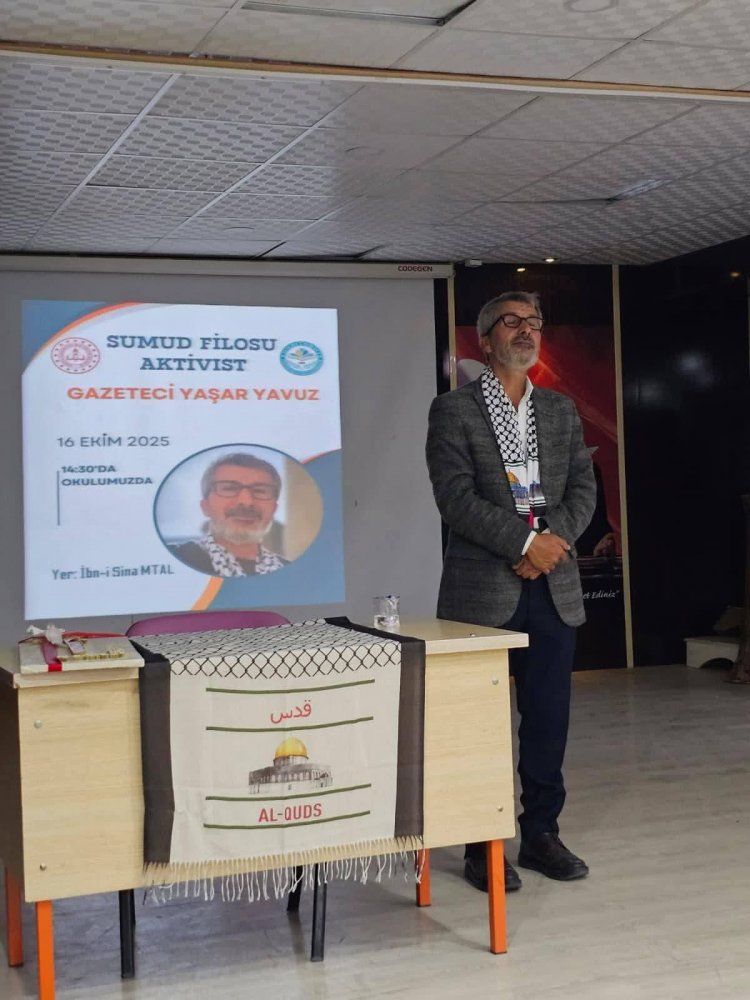 Gazeteci Yaşar Yavuz, Nizip’te “Küresel Sumud Filosu” Programında Konuştu AK Parti Nizip İlçe Sosyal