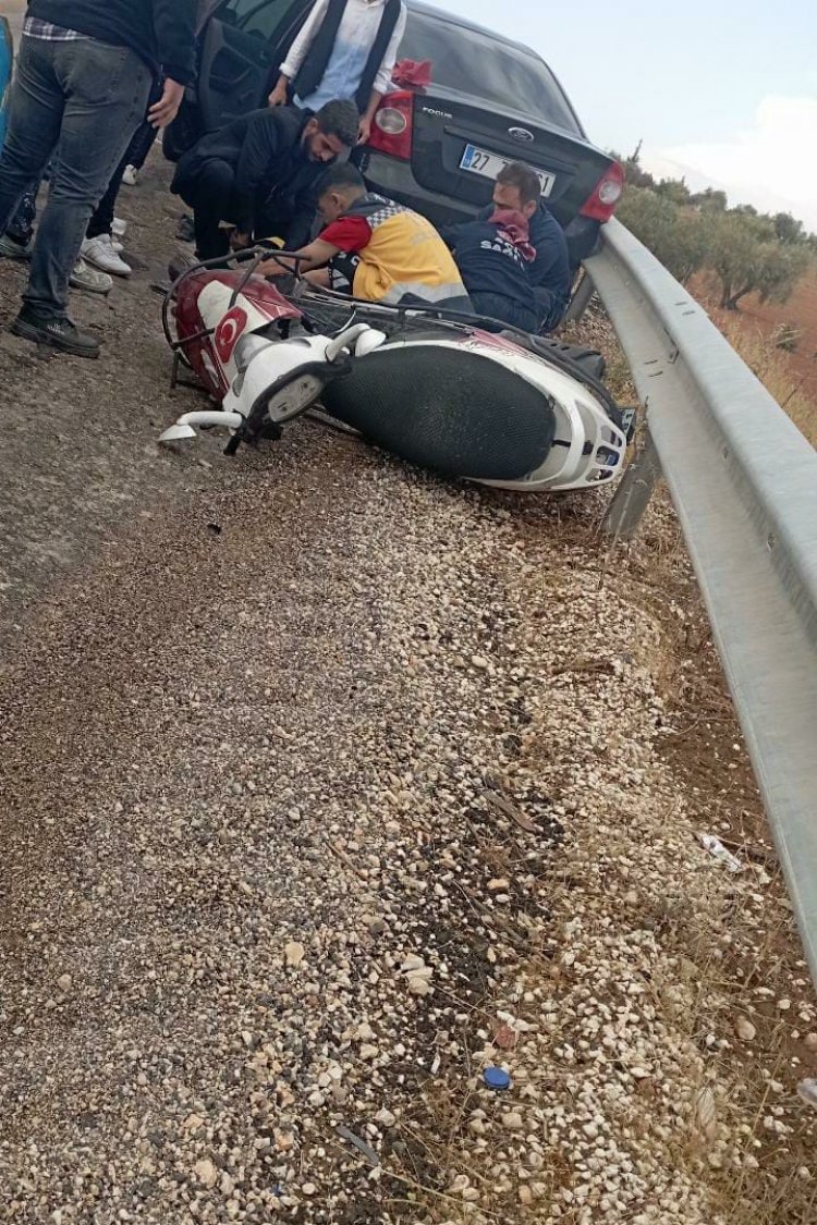 Nizip–Samandöken Yolunda Feci Kaza: Motosiklet Sürücüsü Hayatını Kaybetti