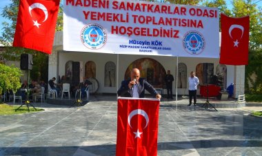 Nizip Madeni Sanatkârlar Odası Başkanlık Seçim Startı Hüseyin Kök’ten Geldi