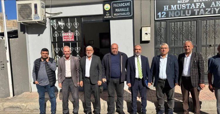 AK Parti Nizip İlçe Teşkilatından Mahalle Muhtarlarına Ziyaret