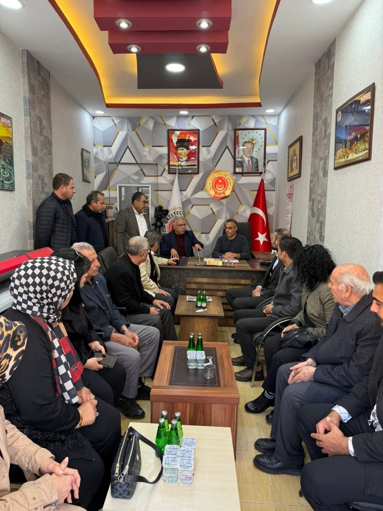 CHP NİZİP İLÇE BAŞKANLIĞINDAN GAZETECİLER DERNEĞİ’NE ZİYARET