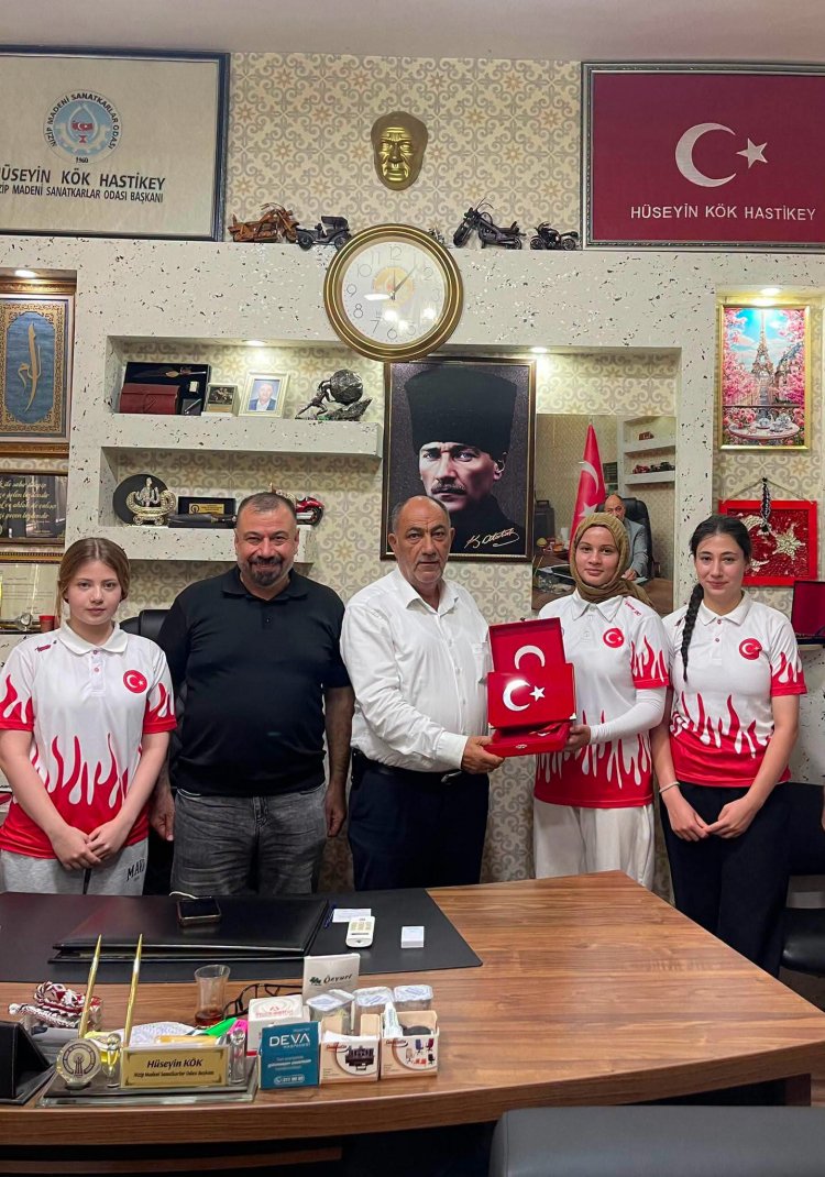 Nizipli Wushu Sporcularından Uluslararası Arenada Büyük Başarı: Şampiyonlar Destekçilerini Ziyaret Etti