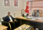 MEHMET ÇİÇEK’TEN BAŞKAN YARDIMCISI OKTAY AKTAŞ’A HAYIRLI OLSUN ZİYARETİ