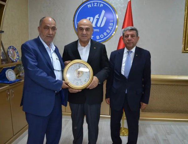 NİZİP MADENİ SANATKÂRLAR ODASI’NDAN NTB’YE HAYIRLI OLSUN ZİYARETİ