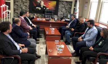 Milletvekili Şahin'den Sağlık Müdürü Sarıfakı'dan Hastaneye Ziyaret