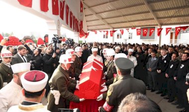 Şehidimiz sonsuzluğa uğurladı